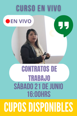 Curso Contratos de Trabajo En Vivo 21 Junio